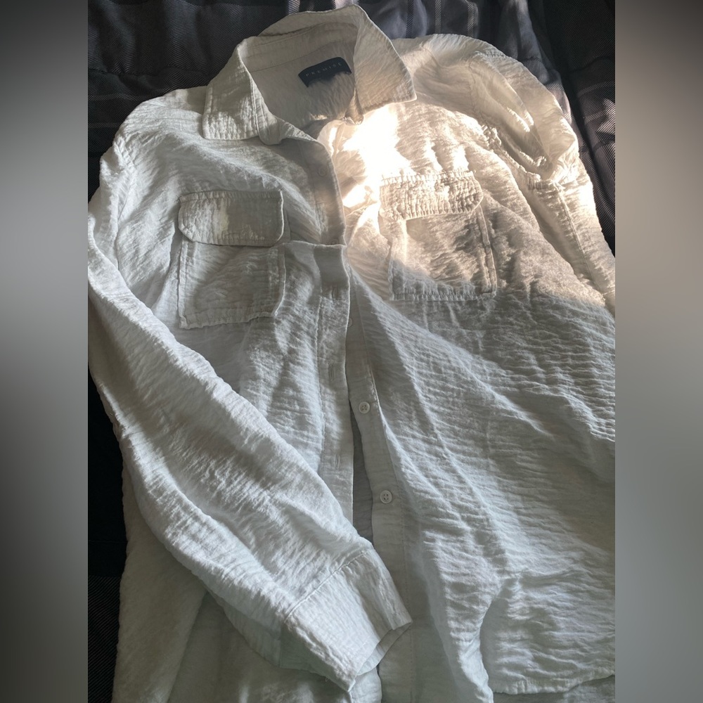 White button down shirt